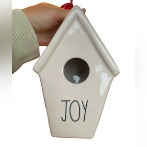 NWT Rae Dunn Christmas JOY Birdhouse